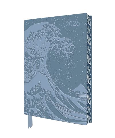 Katsushika Hokusai: The Great Wave 2026 Artisan Art Vegan Leather Diary Planner