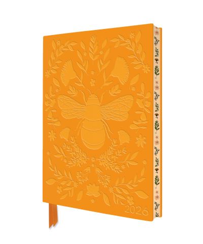 Jade Mosinski: Bee 2026 Artisan Art Vegan Leather Diary Planner - Page To View W