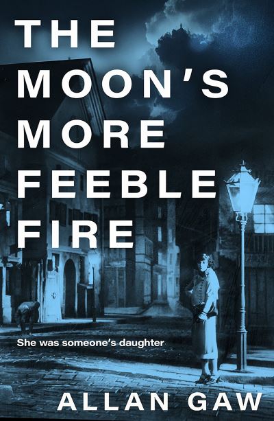 The moon's more feeble fire